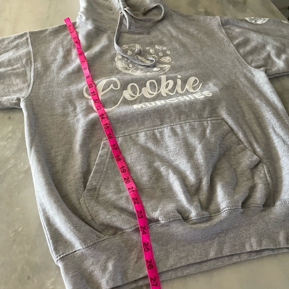 Cookie Monster Just Apparel Co. Grey Hoodie. Sweatshirt - Picture 7 of 10